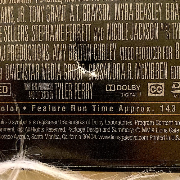 🍿DVD🍿 THE MARRIAGE COUNSELOR 🍿 Tyler Perry - Picture 3 of 5